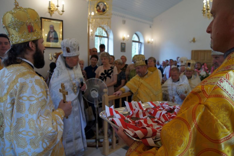 Poświęcenie cerkwi w Lewkowie Nowym
