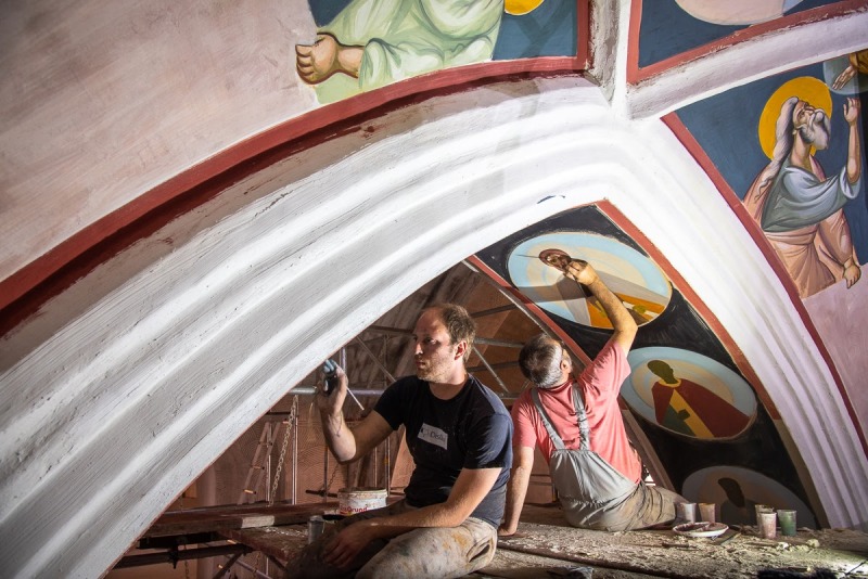 W Supraskim Monasterze powstają kolejne freski