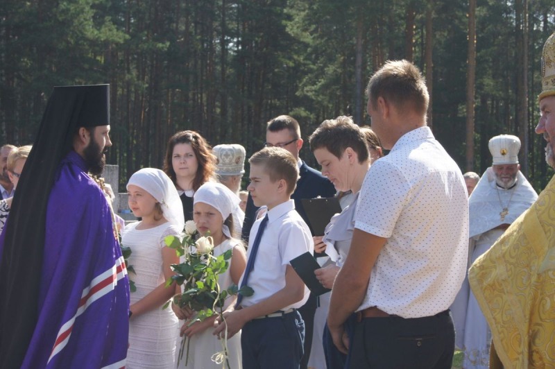 Poświęcenie cerkwi w Lewkowie Nowym