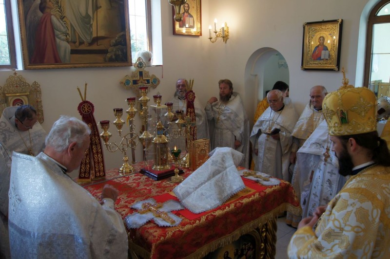 Poświęcenie cerkwi w Lewkowie Nowym