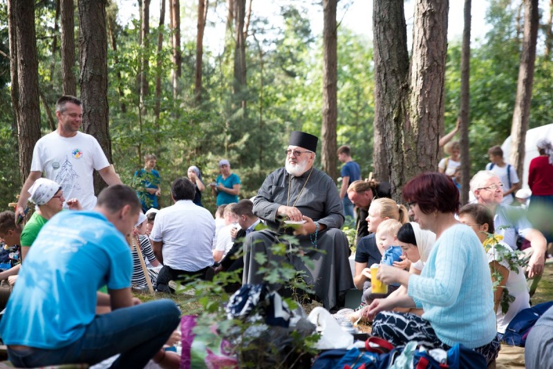Polowa Liturgia w drodze z Warszawy na Grabarkę