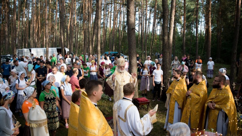 Polowa Liturgia w drodze z Warszawy na Grabarkę