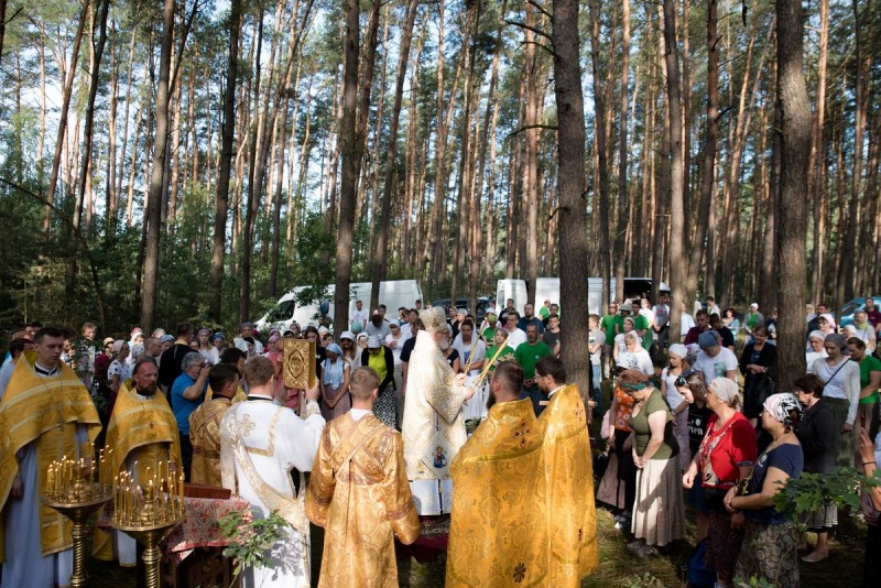 Polowa Liturgia w drodze z Warszawy na Grabarkę