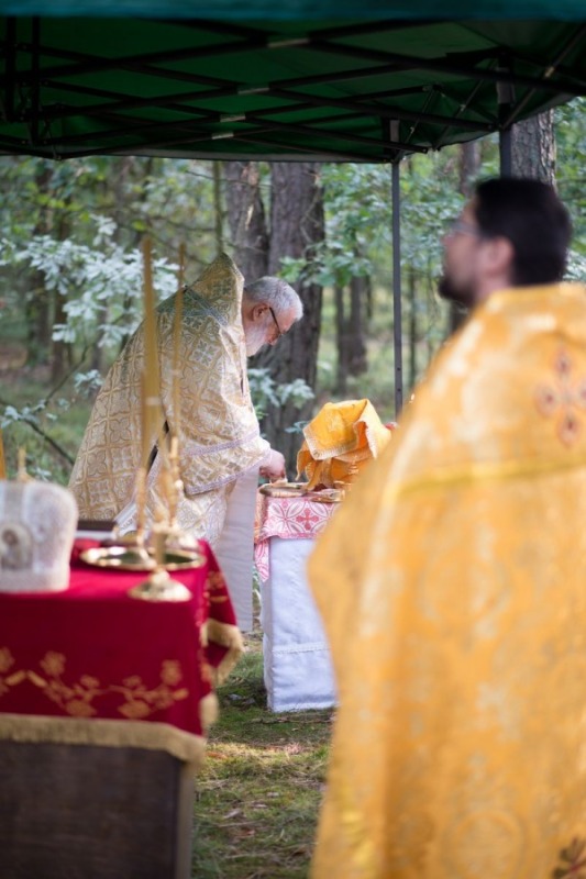 Polowa Liturgia w drodze z Warszawy na Grabarkę