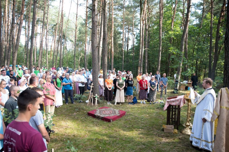 Polowa Liturgia w drodze z Warszawy na Grabarkę