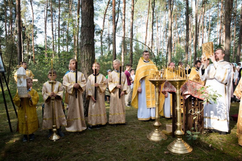Polowa Liturgia w drodze z Warszawy na Grabarkę