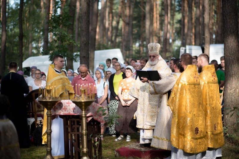 Polowa Liturgia w drodze z Warszawy na Grabarkę