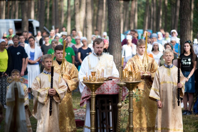 Polowa Liturgia w drodze z Warszawy na Grabarkę