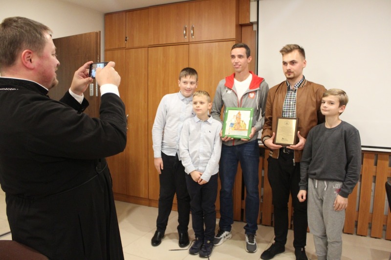 Patryk Dobek na spotkaniu z młodzieżą we Wrocławiu