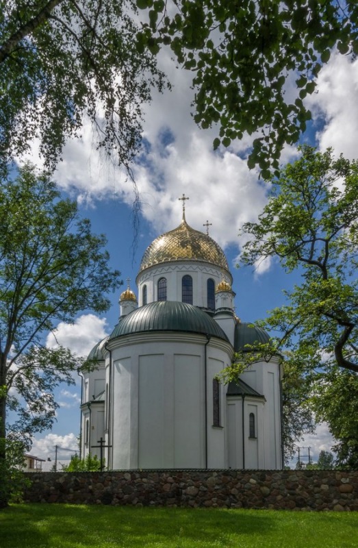 Cerkiew Narodzenia Najświętszej Marii Panny w Gródku budowana w latach 1946-1970