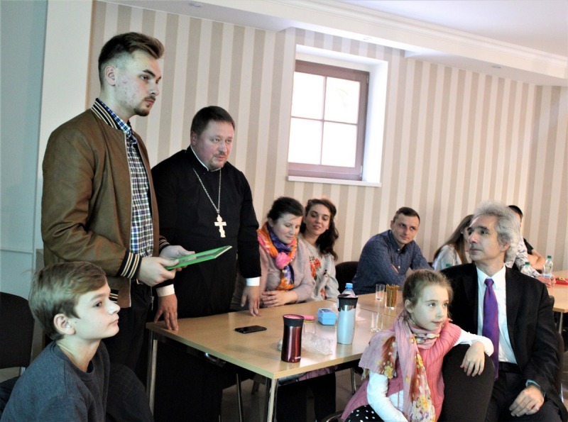 Patryk Dobek na spotkaniu z młodzieżą we Wrocławiu