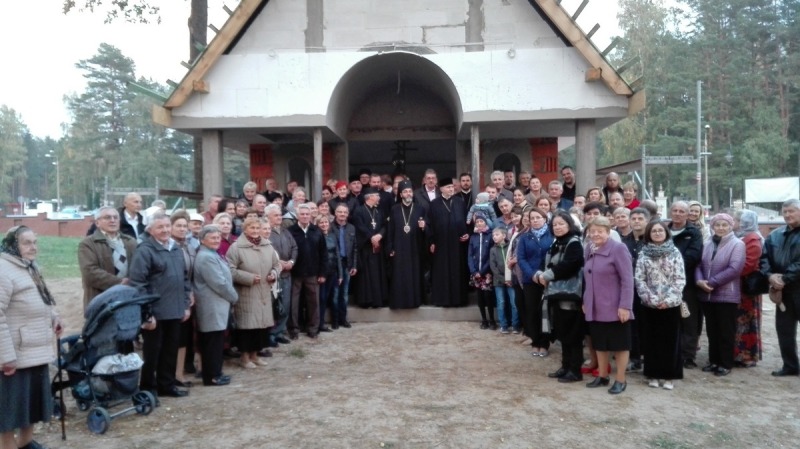 Poświęcenie krzyży w Wasilkowie