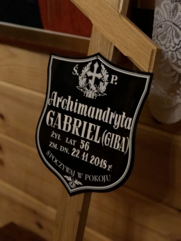 Pogrzeb archimandryty Gabriela