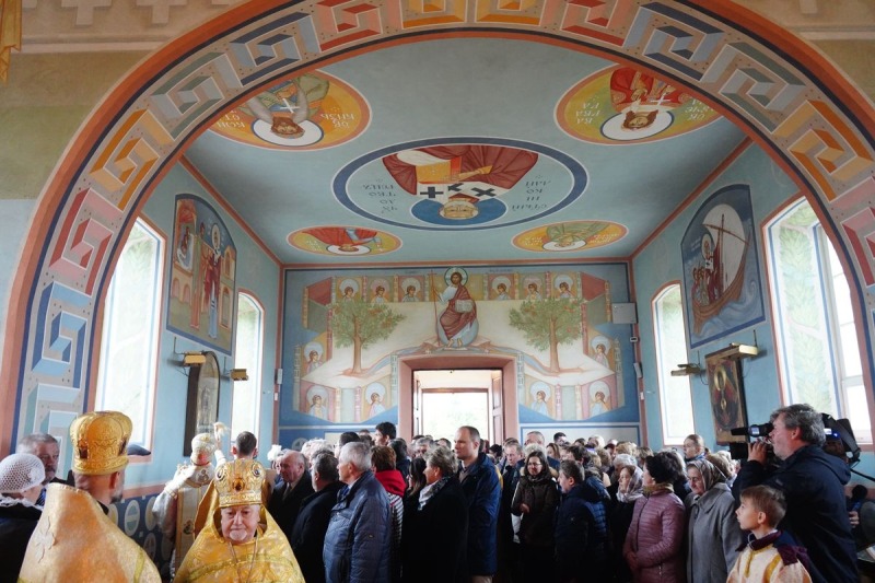Wyświęcenie nowej polichromii w Topilcu