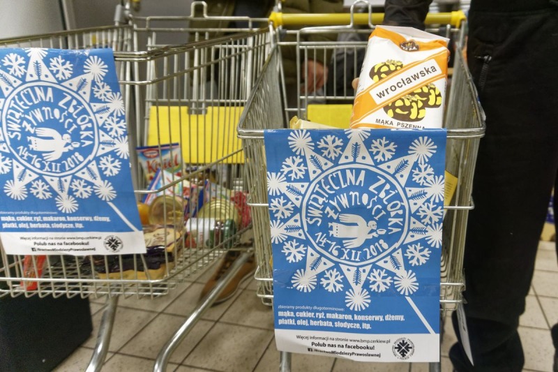 Pierwszy dzień Świątecznej Zbiórki Żywności w Białymstoku