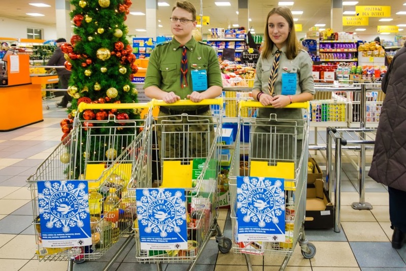 Świąteczna Zbiórka Żywności Zarządu Centralnego BMP