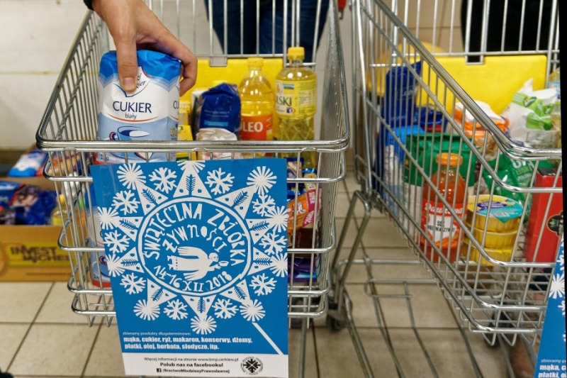 Świąteczna Zbiórka Żywności Zarządu Centralnego BMP