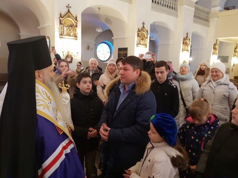 Bielsko-Białą odwiedził biskup Atanazy