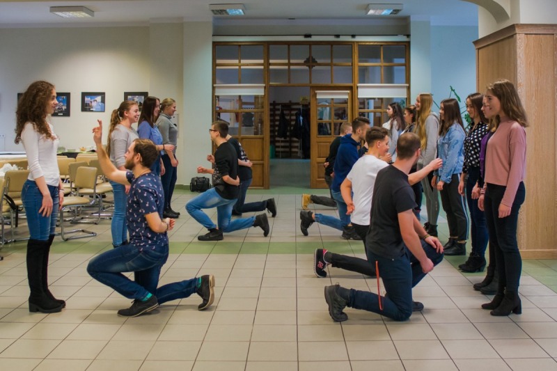 Próby „Poloneza” przed V Balem Młodzieży Prawosławnej