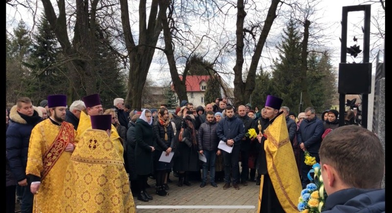 Sahryń - „panichida” na grobach pomordowanych mieszkańców
