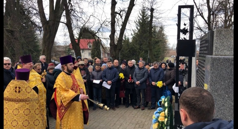 Sahryń - „panichida” na grobach pomordowanych mieszkańców
