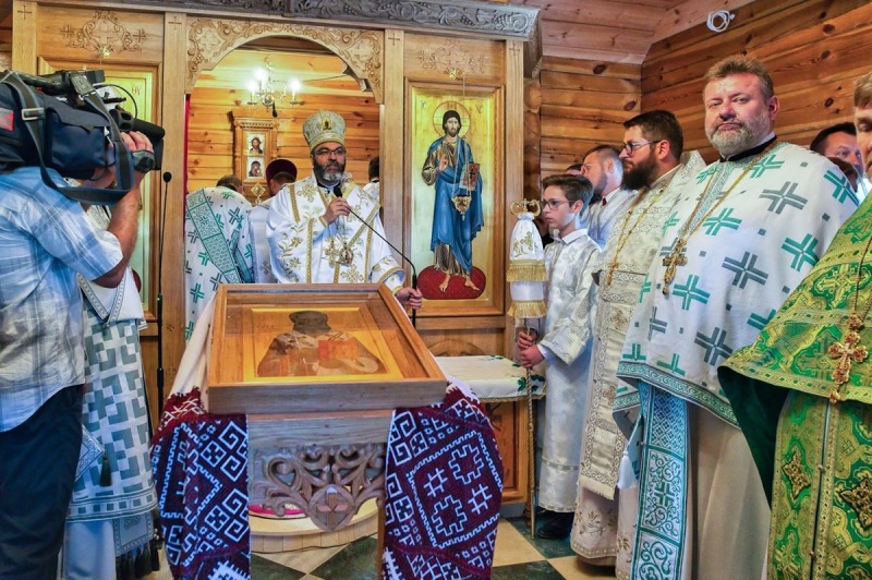 Poświęcenie cerkwi św. Łukasza Chirurga w Łaźniach