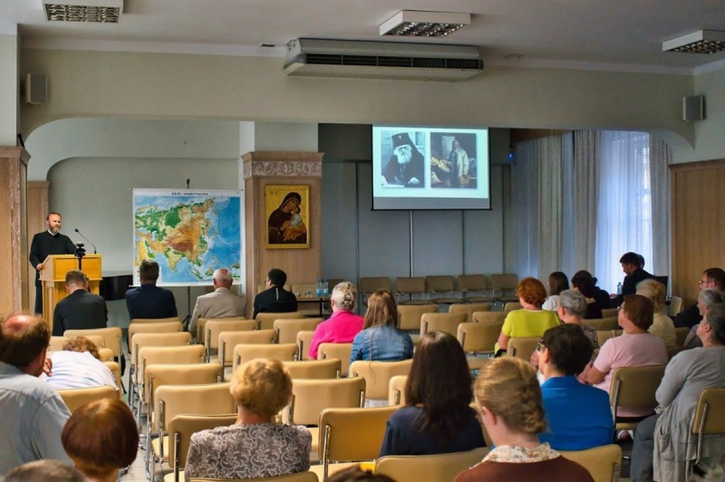 Białystok: panel multimedialny o św. Łukaszu
