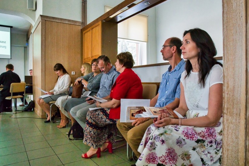 Białystok: panel multimedialny o św. Łukaszu