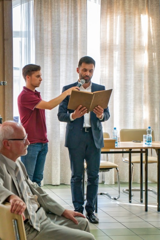 Białystok: panel multimedialny o św. Łukaszu