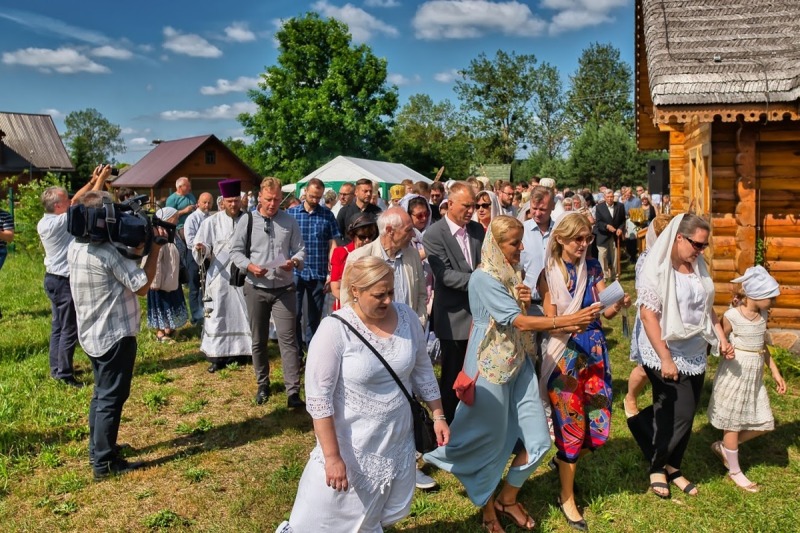 Poświęcenie cerkwi św. Łukasza Chirurga w Łaźniach