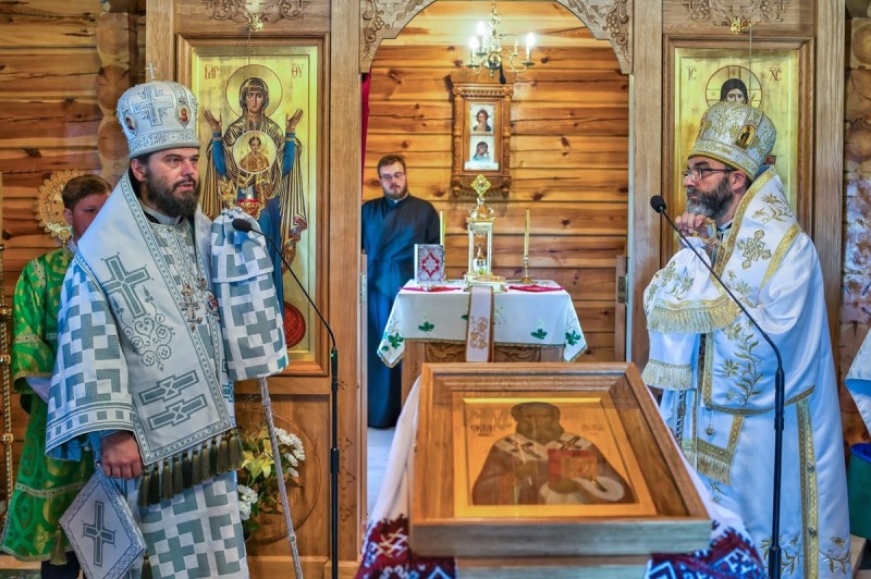 Poświęcenie cerkwi św. Łukasza Chirurga w Łaźniach