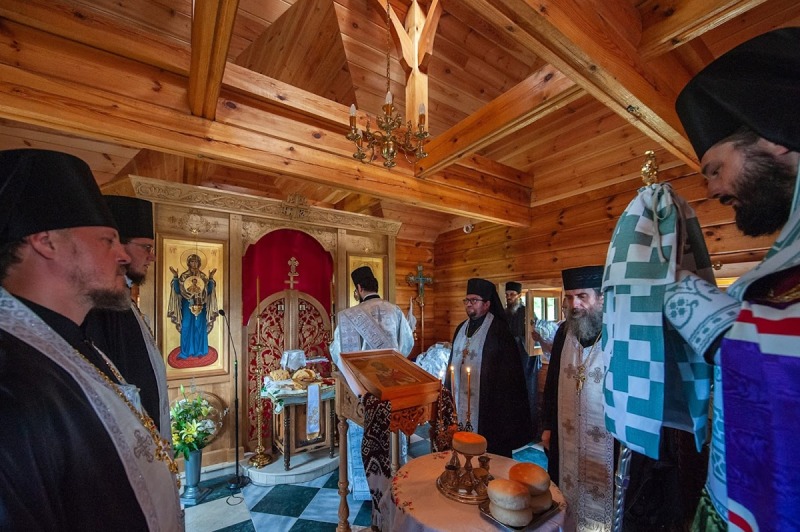 Poświęcenie cerkwi św. Łukasza Chirurga w Łaźniach