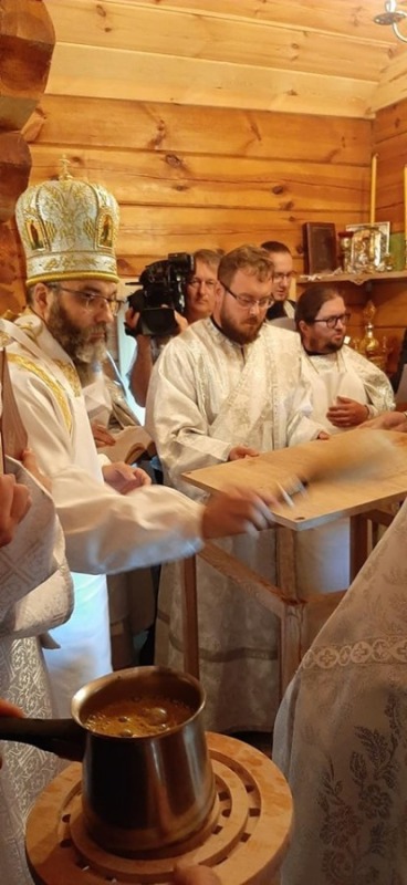 Poświęcenie cerkwi św. Łukasza Chirurga w Łaźniach