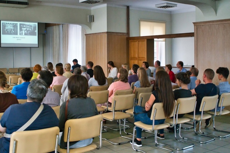 Białystok: panel multimedialny o św. Łukaszu