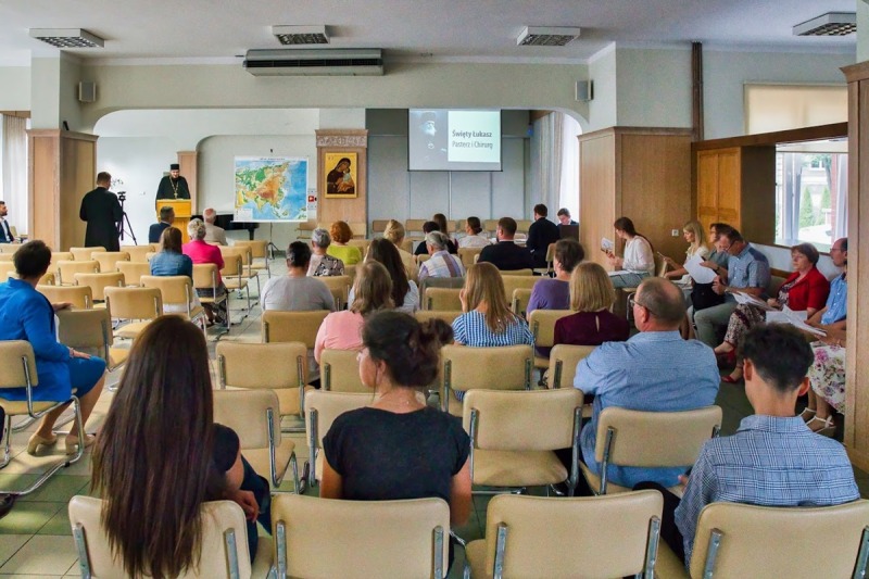 Białystok: panel multimedialny o św. Łukaszu