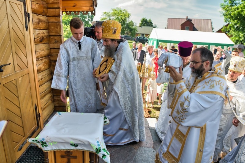 Poświęcenie cerkwi św. Łukasza Chirurga w Łaźniach
