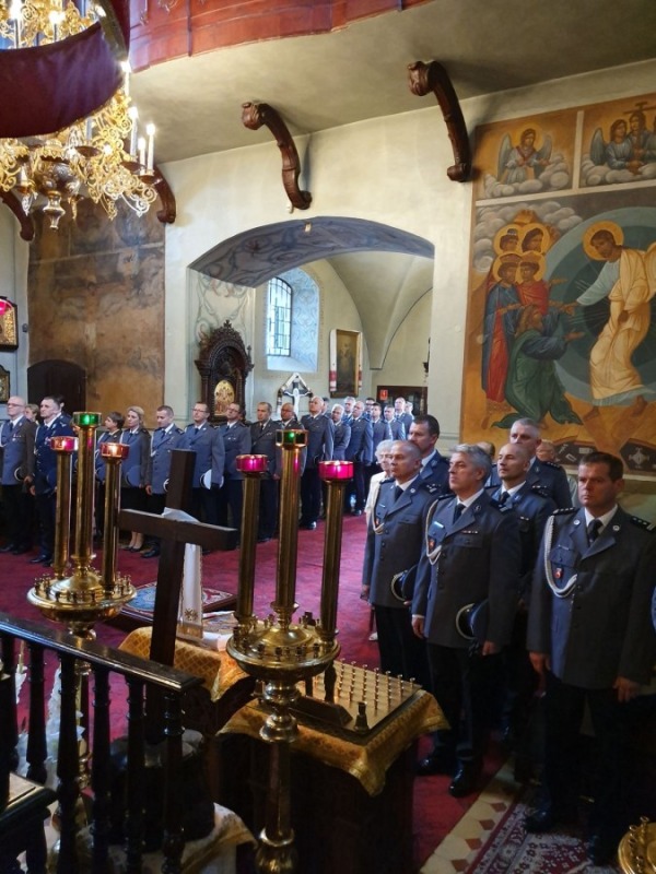 Obchody setnej rocznicy Polskiej Policji Państwowej w cerkwi katedralnej w Lublinie