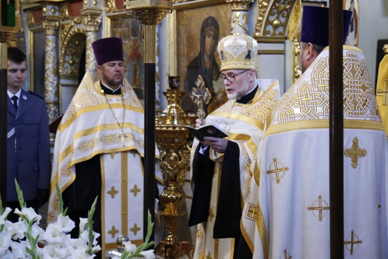 Obchody setnej rocznicy Polskiej Policji Państwowej w cerkwi katedralnej w Lublinie
