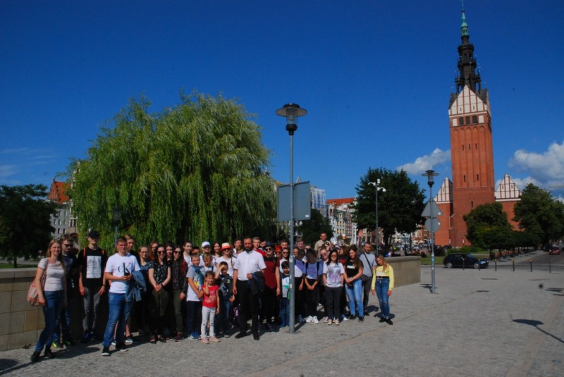 Młodzież bielska i orlańska nad morzem