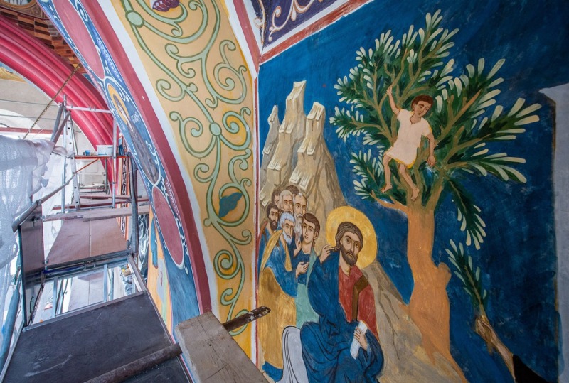 Kolejny etap rekonstrukcji fresków w Supraskim Monasterze