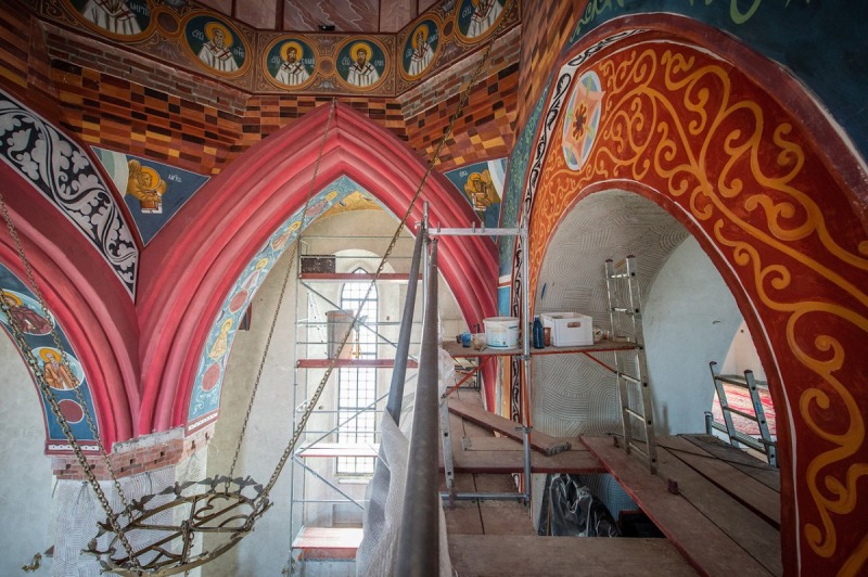 Kolejny etap rekonstrukcji fresków w Supraskim Monasterze