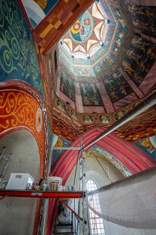 Kolejny etap rekonstrukcji fresków w Supraskim Monasterze