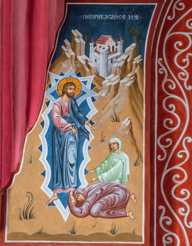 Supraśl: kolejne freski w nawie głównej