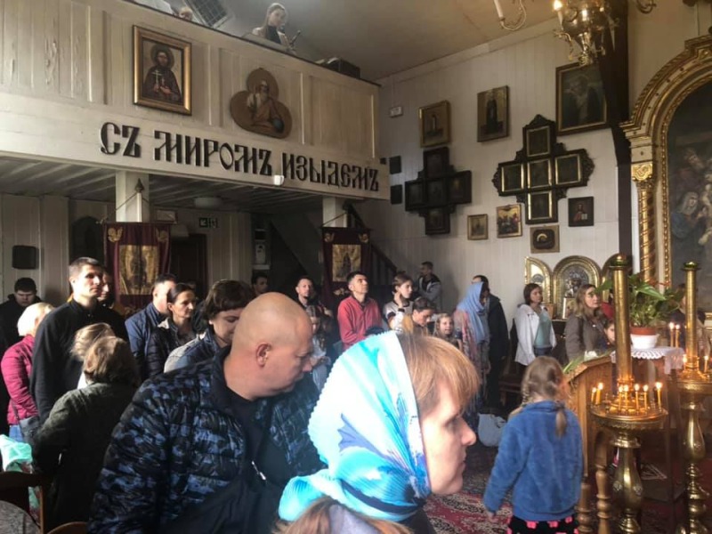 Pielgrzymi z Warszawy w Toruniu 