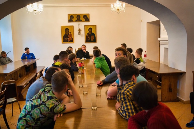 Zimowe gowienija młodzieży w Supraślu