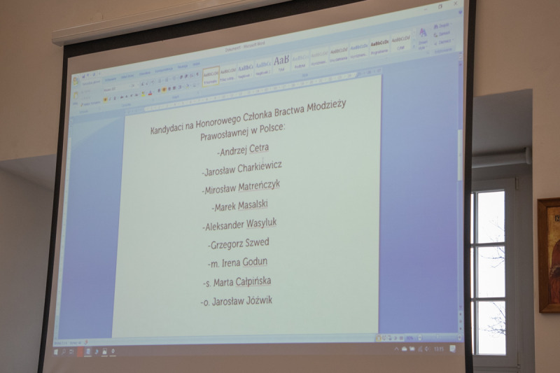 38. Walne Zgromadzenie Bractwa Młodzieży Prawosławnej w Polsce