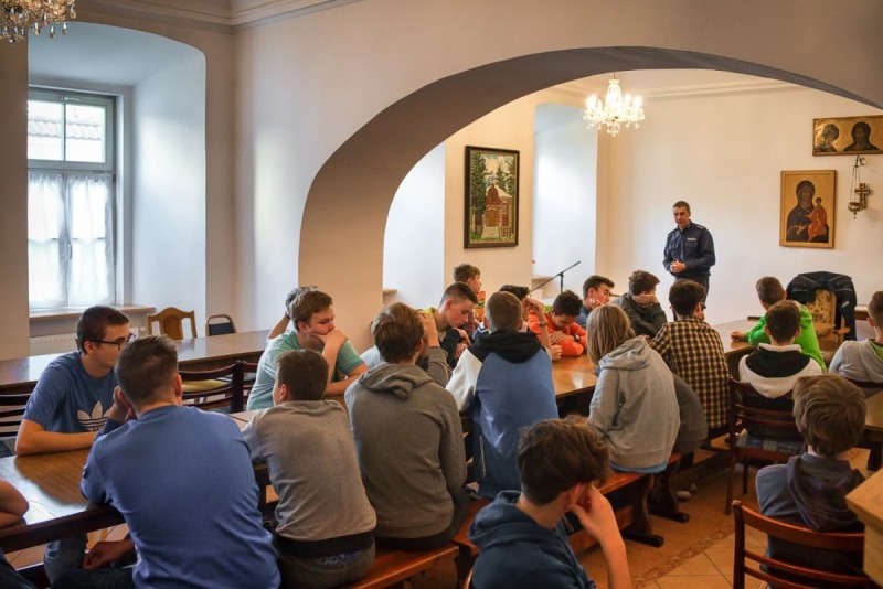 Zimowe gowienija młodzieży w Supraślu