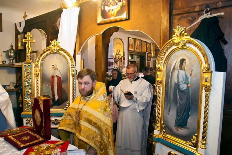 Święta Liturgia podczas koncertów w 2020 roku.