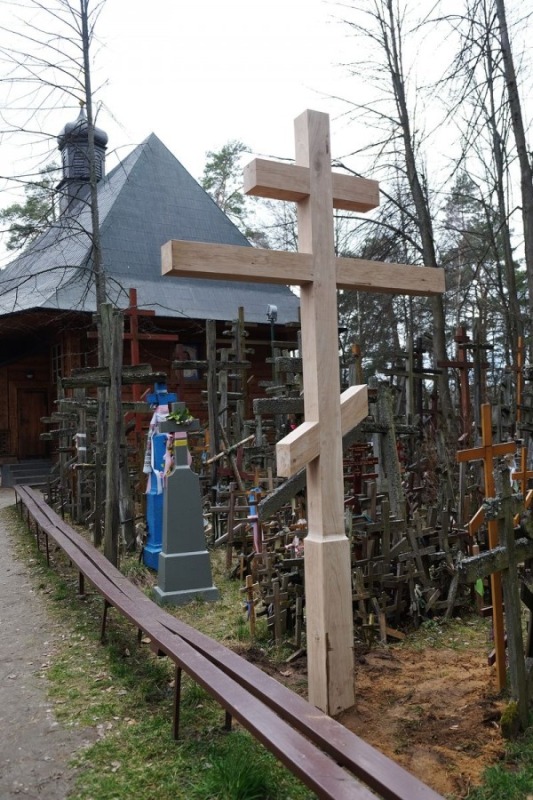 Poświęcenie krzyża na Grabarce