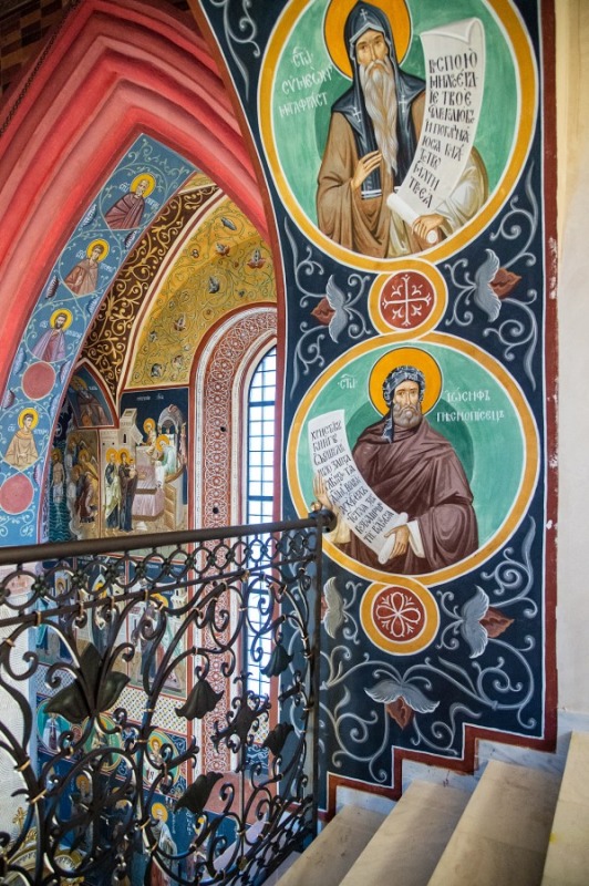 Kuta balustrada w cerkwi Zwiastowania w Supraskim Monasterze